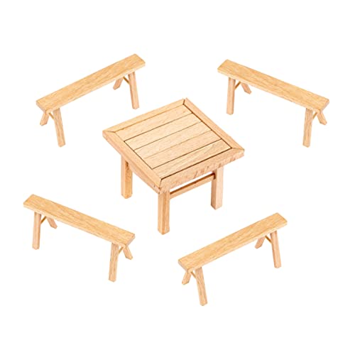 Abaodam Holzspielzeug DIY Bausatz Miniatur Tisch und Stühle Lernspielzeug Kreatives Puzzle für Frühe Bildung und Motorische Entwicklung Abaodam Holzspielzeug DIY Bausatz Miniatur Tisch und Stühle Lernspielzeug Kreatives Puzzle für Frühe Bildung und Motorische Entwicklung von Abaodam