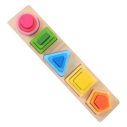 Abaodam Holzspielzeug Geometrische Formen Zuordnungsspiel Lernspielzeug Montessori Sortierspiel Farben Formen Holzbausteine Abaodam Holzspielzeug Geometrische Formen Zuordnungsspiel Lernspielzeug Montessori Sortierspiel Farben Formen Holzbausteine von Abaodam