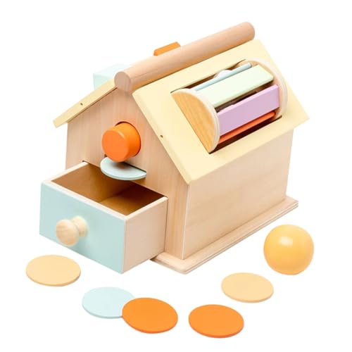 Abaodam Holzspielzeug Jahre Montessori Pädagogisch Vielseitig Münzbox und Wurfspielzeug für Kleinkinder zur Feinmotorik Hand Auge Koordination und Farbenerkennung Abaodam Holzspielzeug Jahre Montessori Pädagogisch Vielseitig Münzbox und Wurfspielzeug für Kleinkinder zur Feinmotorik Hand Auge Koordination und Farbenerkennung von Abaodam