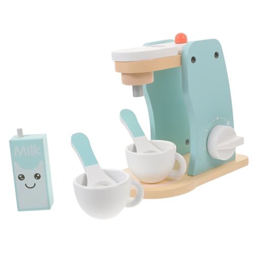 Abaodam Holzspielzeug Kaffeemaschine Set Kindgerechtes Sicheres Küchenrollenspiel Zubehör für Kleinkinder Fördert Soziale Kognitive und Kreative Fähigkeiten Glatte Oberfläche für Eltern Abaodam Holzspielzeug Kaffeemaschine Set Kindgerechtes Sicheres Küchenrollenspiel Zubehör für Kleinkinder Fördert Soziale Kognitive und Kreative Fähigkeiten Glatte Oberfläche für Eltern von Abaodam