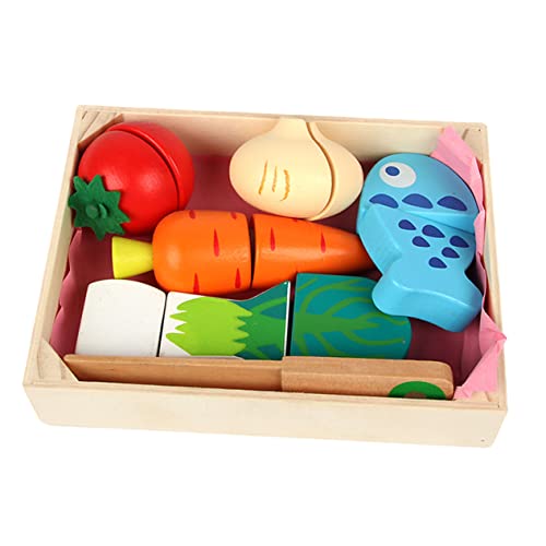 Abaodam Holzspielzeug Küchen Set Für 1 Set Küche Mit Schneidegemü Frühstücks Und Dessertspielzeug Rollenspielzeug Für Kreatives Und Lernen Abaodam Holzspielzeug Küchen Set Für 1 Set Küche Mit Schneidegemü Frühstücks Und Dessertspielzeug Rollenspielzeug Für Kreatives Und Lernen von Abaodam