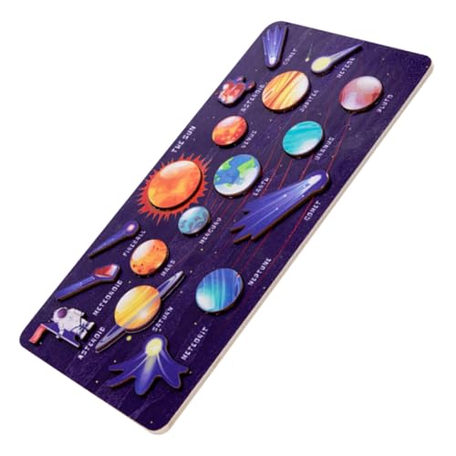 Abaodam Holzspielzeug Sonnensystem Puzzle für Planeten Lernspiel Interaktives Weltraum Matching Kreatives Pädagogisches zur Form und Farberkennung Fördert Fantasie und Gedächtnis Abaodam Holzspielzeug Sonnensystem Puzzle für Planeten Lernspiel Interaktives Weltraum Matching Kreatives Pädagogisches zur Form und Farberkennung Fördert Fantasie und Gedächtnis von Abaodam