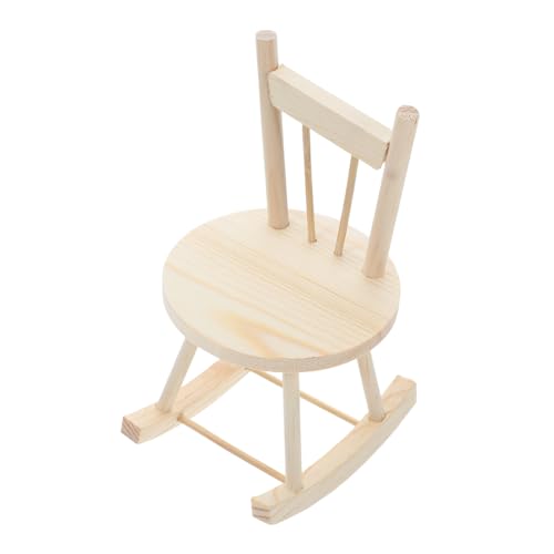 Abaodam Holzspielzeug Stuhl Miniatur Puppenhaus Stuhl DIY Holzstuhl für Schulbasteln Langlebig Realistisch Puppenmöbel Dekoration Abaodam Holzspielzeug Stuhl Miniatur Puppenhaus Stuhl DIY Holzstuhl für Schulbasteln Langlebig Realistisch Puppenmöbel Dekoration von Abaodam