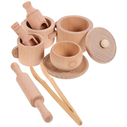 Abaodam Holzspielzeug Teeservice Set Für 13 Teiliges Für Teeparty Und Rollenspiele Fantasievolles Küchenzubehör Für Kleinkinder Und Vorschulkinder Ideal Für Spielhäuser Und Kreative Abaodam Holzspielzeug Teeservice Set Für 13 Teiliges Für Teeparty Und Rollenspiele Fantasievolles Küchenzubehör Für Kleinkinder Und Vorschulkinder Ideal Für Spielhäuser Und Kreative von Abaodam