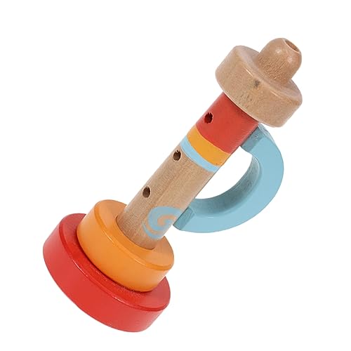 Abaodam Holzspielzeug Trompete für Musikinstrument Interessenentwicklung Realistische Ausführung Kindgerechtes Design aus Ausgewähltem Holz für Langlebigen Spaß Abaodam Holzspielzeug Trompete für Musikinstrument Interessenentwicklung Realistische Ausführung Kindgerechtes Design aus Ausgewähltem Holz für Langlebigen Spaß von Abaodam