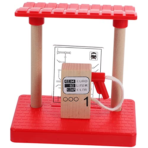 Abaodam Holzspielzeug Zug Zubehör Gas Station Für Eisenbahn Für Spielzimmer Und Garten Für Spannende Spielwelten Abaodam Holzspielzeug Zug Zubehör Gas Station Für Eisenbahn Für Spielzimmer Und Garten Für Spannende Spielwelten von Abaodam