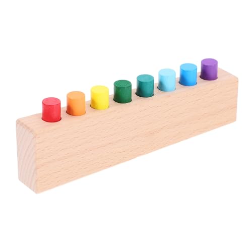 Abaodam Holzspielzeug für Sensorisches Sortierspielzeug aus Naturholz Montessori Lernspielzeug Feinmotorik und Farberkennung Sicheres und Langlebiges für Kreative Abaodam Holzspielzeug für Sensorisches Sortierspielzeug aus Naturholz Montessori Lernspielzeug Feinmotorik und Farberkennung Sicheres und Langlebiges für Kreative von Abaodam
