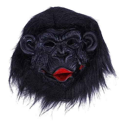 Abaodam Horror Gorilla Maske aus Hochwertigem Bequeme und Langlebige Halloween Party Requisite Realistische Performance Maske für Gruselige Cosplay Verkleidung von Abaodam