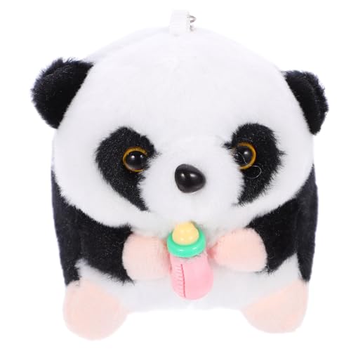 Abaodam Hübscher Kleiner Panda-Puppen-schlüsselanhänger, Panda-stofftier-schlüsselanhänger, Panda-plüschtier, Panda-Puppe von Abaodam