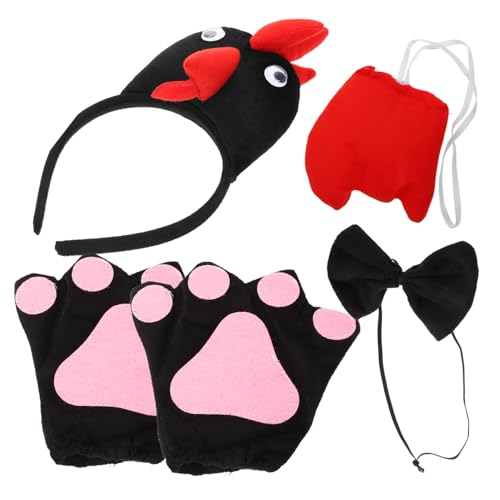Abaodam Huhn Kostüm Set Ostern Party Haarreif mit Schleife Handschuhe Leichtes Sicheres Cosplay Zubehör für Mädchen Fasching Karneval Verkleidung Abaodam Huhn Kostüm Set Ostern Party Haarreif mit Schleife Handschuhe Leichtes Sicheres Cosplay Zubehör für Mädchen Fasching Karneval Verkleidung von Abaodam