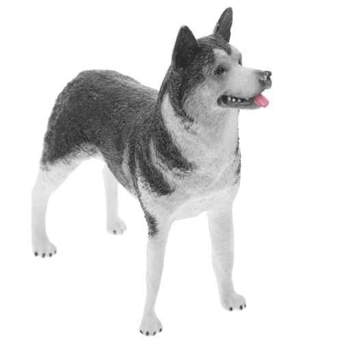 Abaodam Hundestatue aus Kunststoff Realistisches Kleines Hundemodell Dekorative Hundefigur für Lernspielzeug und für von Abaodam
