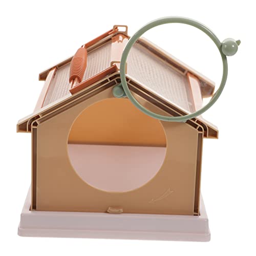 Abaodam Insektenkäfig für Kleiner Hinterhofforscher Fänger Frosch Insektenfangset Fangwerkzeuge Erkundungsspielzeug Hingucker für Outdoor- Eidechsenkäfig Abs Khaki von Abaodam