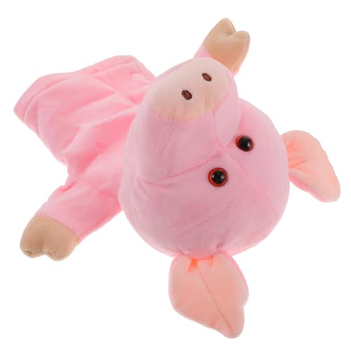 Abaodam Interaktives Plüschspielzeug Handpuppe für Eltern Junge Mädchen Interaktion Niedliches Schwein Großes Kuscheltier für Kreative Rollenspiele und Emotionale Bindung Geeignet für von Abaodam