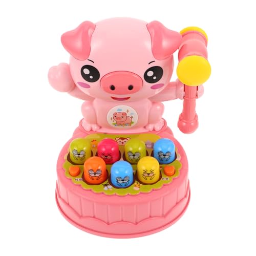 Abaodam Interaktives Whack A Pig für Kleinkinder Jahre Cartoon Hammerspiel Fördert Motorik und Frühe Lernentwicklung Geburtstagsgeschenk für Jungen Mädchen Abaodam Interaktives Whack A Pig für Kleinkinder Jahre Cartoon Hammerspiel Fördert Motorik und Frühe Lernentwicklung Geburtstagsgeschenk für Jungen Mädchen von Abaodam