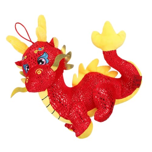 Abaodam Jahr des Drachen Maskottchen Puppe Kuscheltiere Für Das Tier Kinderspielzeug Kindergeschenke Drachenpuppe Jahr des Drachen Kuscheltier Kuscheldrache Chinesisches von Abaodam