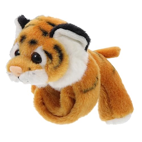 Abaodam Jungle-themen Slap Armband Mit Tierdesign Kuscheltier Tiger Handgelenkspielzeug Für Junge Mädchen Mitgebsel Für Geburtstagsfeiern Und Deko von Abaodam