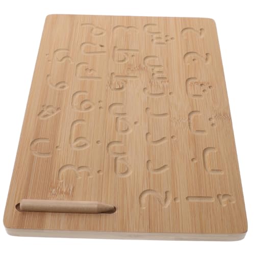 Abaodam Kalligraphietafel kreatives schreiben holzspielzeug Frühe Lernspielzeug Holz Lernspielzeug Verfolgen und schreiben Sie das Alphabet-Zentrum Waldorfspielzeug Bambus Khaki Abaodam Kalligraphietafel kreatives schreiben holzspielzeug Frühe Lernspielzeug Holz Lernspielzeug Verfolgen und schreiben Sie das Alphabet-Zentrum Waldorfspielzeug Bambus Khaki von Abaodam