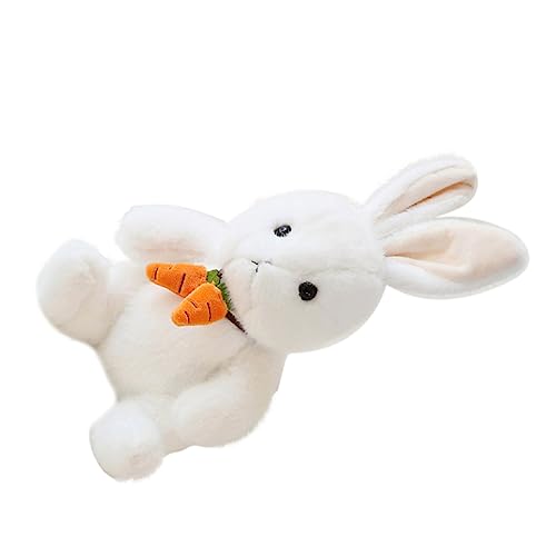 Abaodam Kaninchen Plüschspielzeug mit Karottendesign Große Kuschelpuppe Flauschiges Hase Stofftier für und Dekoration von Abaodam