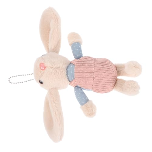 Abaodam Kaninchen Plüschtier ausgestopfte Tiere Plüschhäschen Schlüsselanhänger Hasenspielzeug Süßer Hase Hase Kawaii Plüschtiere gefüllter Hasenplüsch Kurzplüsch von Abaodam
