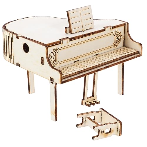 Abaodam Kasten Desktop-Ornament Klavier-Puzzle- Office Table Decoration musikbox für trauzeugengeschenke The Piano Schreibtisch büro Montageklavier aus Holz hölzern Abaodam Kasten Desktop-Ornament Klavier-Puzzle- Office Table Decoration musikbox für trauzeugengeschenke The Piano Schreibtisch büro Montageklavier aus Holz hölzern von Abaodam