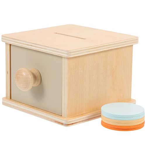 Abaodam Kasten Münzbox Flugzeugaktivitäten für mit Münzschlitz Rad holzspielzeug Toys intellektuelles Frühpädagogisches Abaodam Kasten Münzbox Flugzeugaktivitäten für mit Münzschlitz Rad holzspielzeug Toys intellektuelles Frühpädagogisches von Abaodam