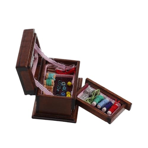 Abaodam Vintage Miniatur Nadelbox Maßstab 1:12 Puppe Nähspielzeug Holz Miniatur Puppenhaus Zubehör Set Abaodam Vintage Miniatur Nadelbox Maßstab 1:12 Puppe Nähspielzeug Holz Miniatur Puppenhaus Zubehör Set von Abaodam