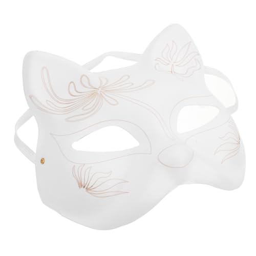 Abaodam Katzenmaske aus Ungefärbtem Papier DIY Unbemalte Katzenmaske für Halloween Karneval und Kostümpartys Leicht und Bequem zum Kreativen Gestalten und Personalisieren Abaodam Katzenmaske aus Ungefärbtem Papier DIY Unbemalte Katzenmaske für Halloween Karneval und Kostümpartys Leicht und Bequem zum Kreativen Gestalten und Personalisieren von Abaodam