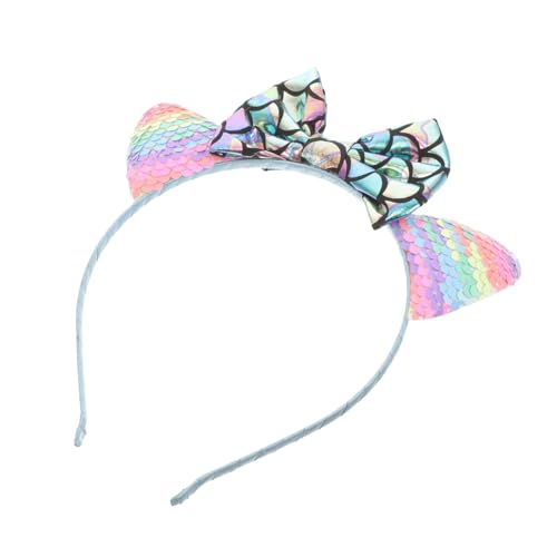 Abaodam Katzenohren-Party-Stirnband in Farbe Katzenohren Haarreif Fischschuppen Haarband Kaninchen Mädchenstirnbänder Haarzubehör für Mädchen Haarschmuck für Mädchen, Meerjungfrauen Stoff Abaodam Katzenohren-Party-Stirnband in Farbe Katzenohren Haarreif Fischschuppen Haarband Kaninchen Mädchenstirnbänder Haarzubehör für Mädchen Haarschmuck für Mädchen, Meerjungfrauen Stoff von Abaodam