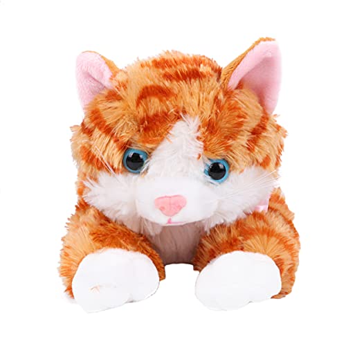 Abaodam Spielzeugkatze Cartoon-simulationskatzenpuppe 40 cm Jungen Und Mädchen Tierspielzeug Plüschkatze Für Die Inneneinrichtung des Home Office von Abaodam