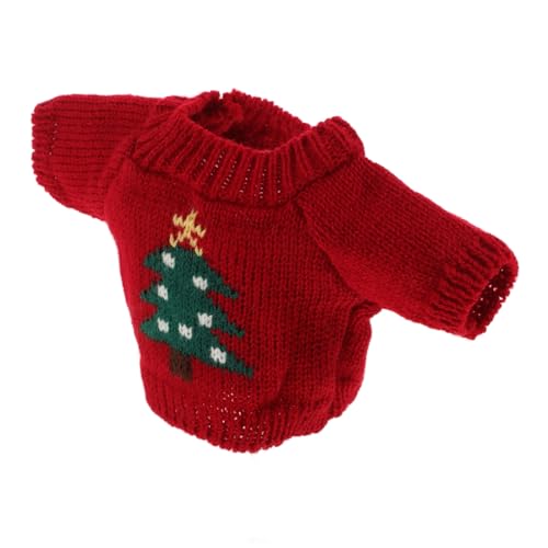 Abaodam Kawaii Bärenpullover Spielzeugkleidung Für Stofftier Entzückendes Puppenkostüm Aus Langlebigem Wollgarn Fördert Kreativität Und Eigenständigkeit Für Süßes von Abaodam
