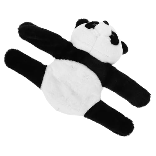 Abaodam Plüsch Panda Schlagarmband für Kinder Cartoon Slap Armband Partyzubehör für Dschungeltier Geburtstagsfeiern von Abaodam