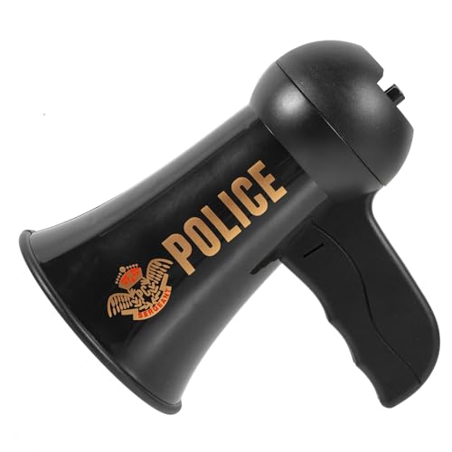 Abaodam Kids Trumpet Speaker Robuster Trompetenlautsprecher Für Rollenspiele Realistische Polizeitrumpete Interaktives Spielzeug Für Junge Mädchen Fördert Kreativität Und von Abaodam