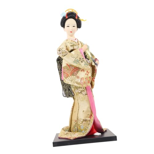 Abaodam Kimono-Puppe Geisha-maiko-puppendekoration Japanische Kimono-sammelfigur Orientalische Puppen Kimonos Puppenschmuck Traditionelle Kunsthandwerke A2 Baby Seidentuch Geschenk von Abaodam