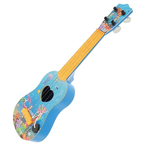 Abaodam Kinder Gitarre Kinderspielzeug für Mädchen Musikspielzeug Gitarren Spielzeuge Musikinstrumentenmodell Kunststoff-Ukulele Karikatur Saiteninstrument Geschenk Kleinkind Plastik von Abaodam