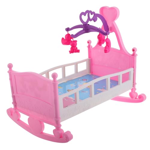 Abaodam Kinder Spielen So Tun Dollhouse Möbel Miniaturbett Model Mini Swinging Bett Für Puppenhaus -Layout -Requisite von Abaodam