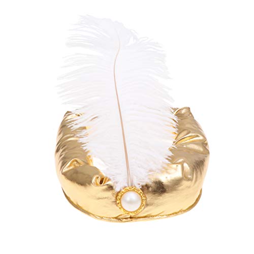 Abaodam Kinder Sultan Kostüm Indischer Sultan Prinz Hut Prinz Hut mit Feder Arabische Kopfbedeckung Liefert Lustigen Partyhut für Halloween Party Kostüm Liefert Sultan Kopfschmuck Abaodam Kinder Sultan Kostüm Indischer Sultan Prinz Hut Prinz Hut mit Feder Arabische Kopfbedeckung Liefert Lustigen Partyhut für Halloween Party Kostüm Liefert Sultan Kopfschmuck von Abaodam