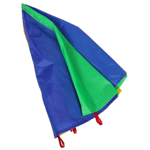 Abaodam Kindererholung Fallschirme Für Spielen Im Freien Und Vorschullernaktivitäten Regenbogen Fallschirm Parachts Spielzeug Genossenschaftsmannschaft Spielzeug Spielzeug Kinder von Abaodam