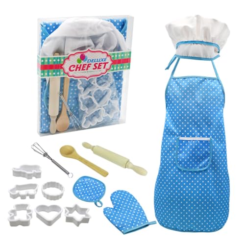 Abaodam Kinderküche Spielset mit Kochschürze Backwerkzeugen und Zubehör Kindgerechtes Küchenzubehör für Kreatives Rollenspiel Inklusive Schürze Handschuhe Sicher für Mädchen und Jungen Abaodam Kinderküche Spielset mit Kochschürze Backwerkzeugen und Zubehör Kindgerechtes Küchenzubehör für Kreatives Rollenspiel Inklusive Schürze Handschuhe Sicher für Mädchen und Jungen von Abaodam