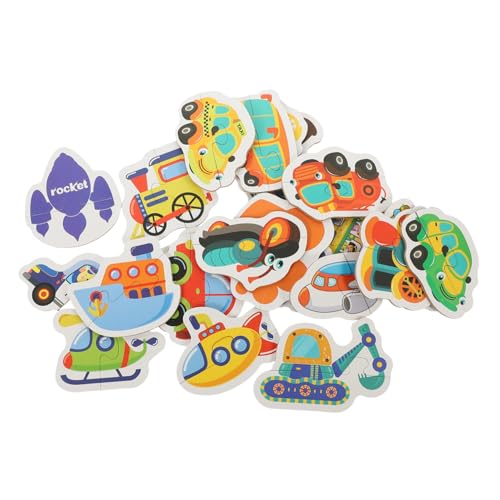 Abaodam Kinderpuzzle Verkehrsmotive Bunte Holzpuzzles Frühe Lernspielzeuge für Vorschule der Hand Auge Koordination und Logisches Geeignet für Kleinkinder Abaodam Kinderpuzzle Verkehrsmotive Bunte Holzpuzzles Frühe Lernspielzeuge für Vorschule der Hand Auge Koordination und Logisches Geeignet für Kleinkinder von Abaodam
