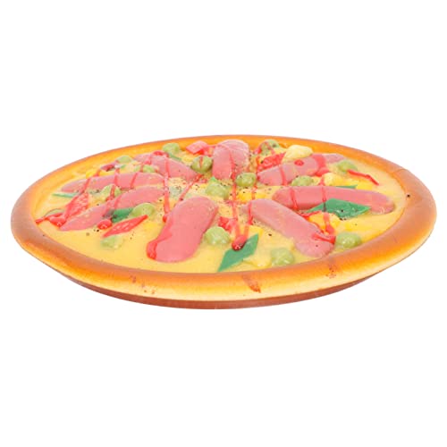 Abaodam Pizzaspielzeug Für Kinder Vorschulspiele Simulationspizza Gefälschtes Essen Acrylscheiben Zum Zuckerguss Von Kuchen Kinderkoffer Gefälschte Cupcakes Anzeige PVC Lebensmittel von Abaodam