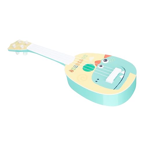 Abaodam Kinderspielzeug Mini Ukulele Dinosaurier Gelb Pädagogisches Saitiges Musikinstrument für Frühes Musikalisches Lernen Sicheres Realistisch Gestaltetes Mini Gitarrenspielzeug für von Abaodam