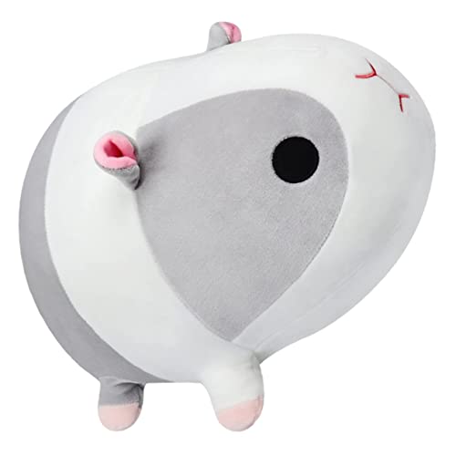 Abaodam Kissen Plüsch Hamster Faultier Meerschweinchen Stofftier Tierpuppe Gans Hamster Ausgestopfte Hängematte Giraffe Schildkröte Cartoon Käfig Dinosaurier Gummi Grau Pp von Abaodam