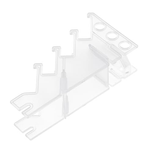 Abaodam Klares Finger Skateboard Display Rack aus Stabilem Kunststoff Stilvolles Aufbewahrungsständer für Sammler Einfach zu Montieren Modernes Design zur Übersichtlichen Präsentation von Abaodam