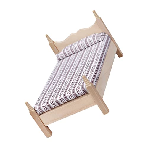 Abaodam Klassisches Einzelbett Miniaturbettmodell Mini- - Minibett Schmücken Mikrobett-Modell Mini-basteldekore Minibett Basteln Mini-Bett-Ornament Mini-basteldekoration Holz Abaodam Klassisches Einzelbett Miniaturbettmodell Mini- - Minibett Schmücken Mikrobett-Modell Mini-basteldekore Minibett Basteln Mini-Bett-Ornament Mini-basteldekoration Holz von Abaodam