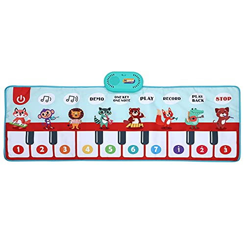 Abaodam Klavier Teppich Piano kinderklavier zabawki stymulujące rozwój klaviermatte - Musikalisches Lernspielzeug kinderpiano -Klavierdecke kriechende Spielmatte Polyester Green Abaodam Klavier Teppich Piano kinderklavier zabawki stymulujące rozwój klaviermatte - Musikalisches Lernspielzeug kinderpiano -Klavierdecke kriechende Spielmatte Polyester Green von Abaodam