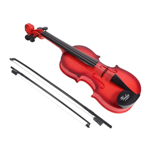 Abaodam Kleine Geige Für Kinder Akustik Musikspielzeug Anfänger Violine Für Kinder Vintage Home Decor Für Musikausbildung Heimschule Und Kindergarten von Abaodam
