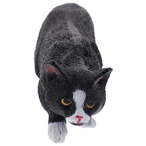 Abaodam Haustier-Katzen-skulptur Künstliches Katzen-Ornament Für Zuhause von Abaodam
