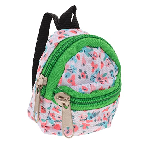 Abaodam Kleiner Puppenrucksack für Puppen Niedlicher Rucksack aus Polyester Spielzeug Rucksack für Puppen Schulmaterial Miniatur Puppenhaus Zubehör von Abaodam