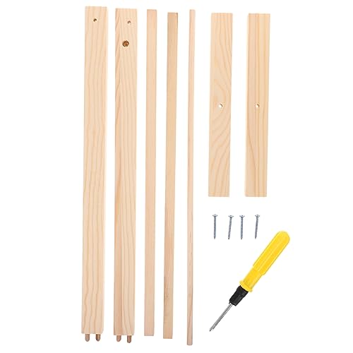 Abaodam Kreativer Puppenkleiderständer Aus Kleiderbügel Für Puppen Idealer Organizer Für Puppenbekleidung Praktischer Kleiderhalter Für Puppenoutfits von Abaodam