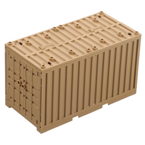 Abaodam Kreatives Spielzeugset für Militärische Bauklötze Containerform Sicherer Kunststoff Fördert Hand Augen Koordination und Kreativität für Eltern Junge Mädchen Aktivitäten und Party von Abaodam